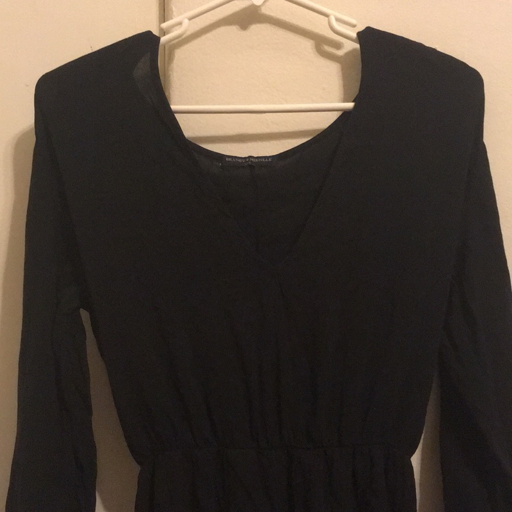 Black mini dress